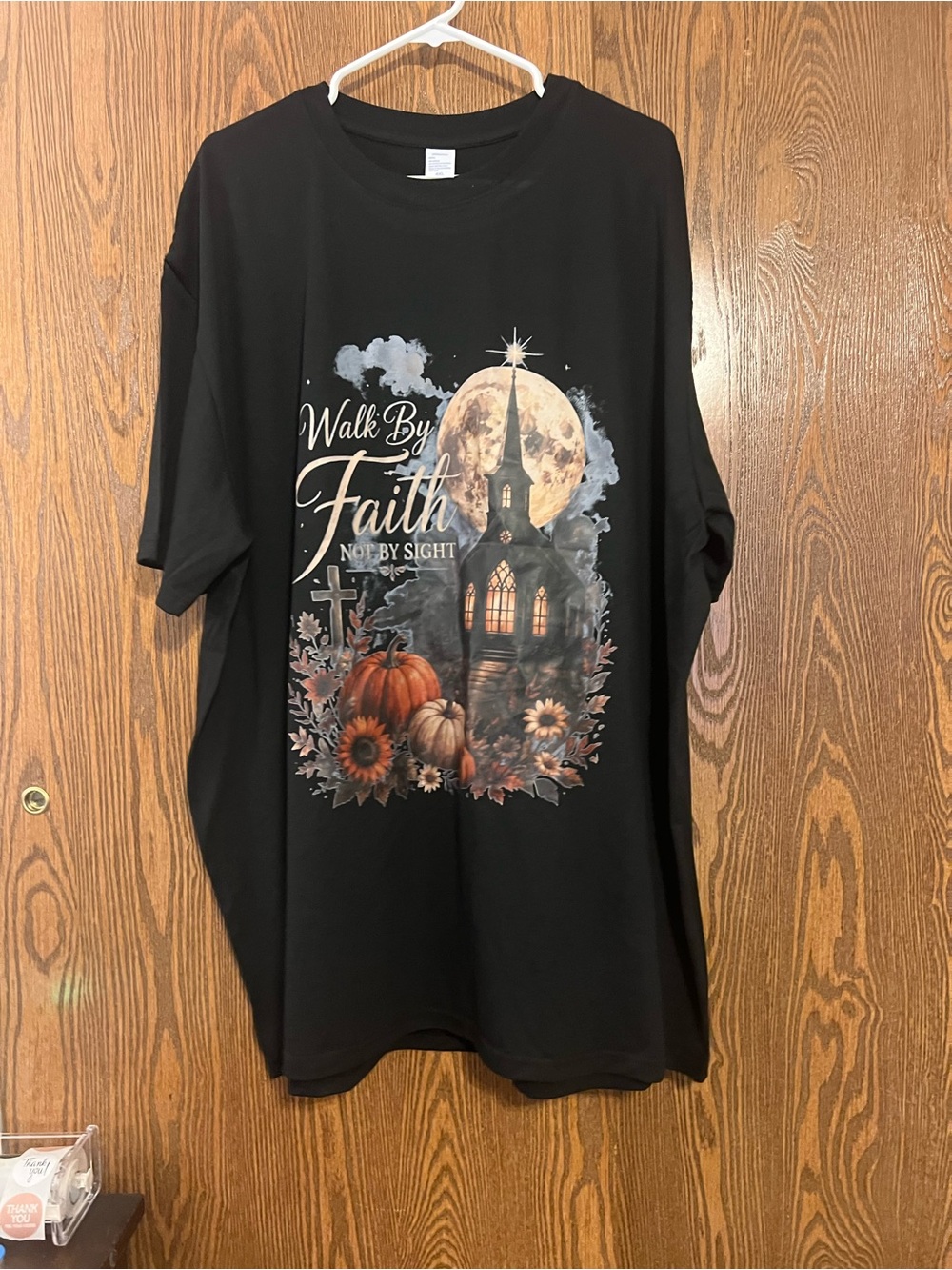 imagination Graphic Tee Black & Orange 4XL